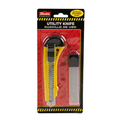 utility knife with 2 blades  -- 48 per case