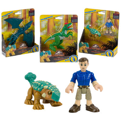 jurassic world camp cretaceous figurine set - 4 pieces per case -- 4 per case