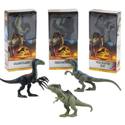 jurassic world action figures - 6 inch - assorted -- 6 per case