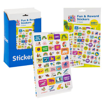 eric carle 400+ sticker pad -- 48 per case