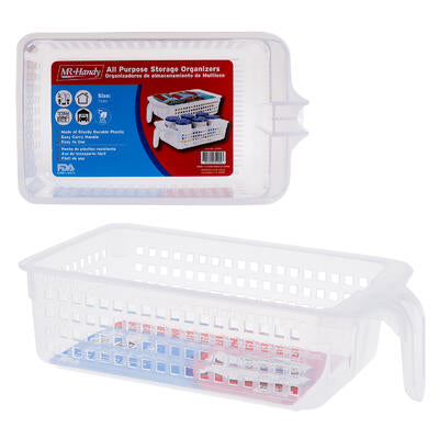 mr. handy plastic pantry organizer - 10.6 qt -- 24 per case