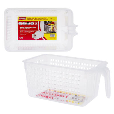 mr. handy plastic pantry organizer - 10.6 qt -- 24 per case
