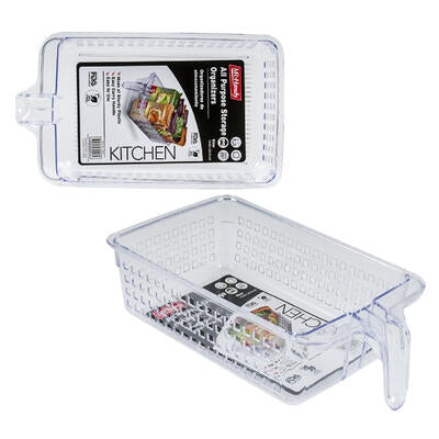 mr. handy plastic pantry organizer - 10.6 qt -- 24 per case