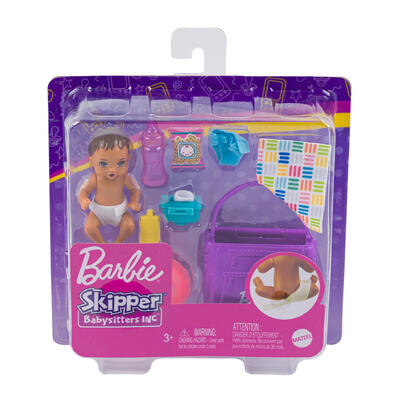 barbie skipper babysitter doll playset -- 4 per case