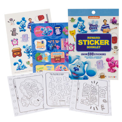 blues clues reward stickers booklet - 100pc -- 24 per case