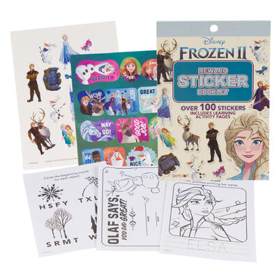 disney frozen 2 reward stickers booklet - 100pc  -- 24 per case