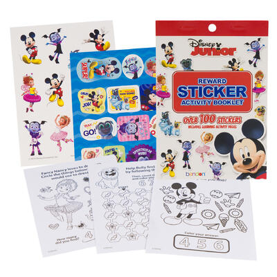disney junior 100pc reward stickers booklet -- 24 per case