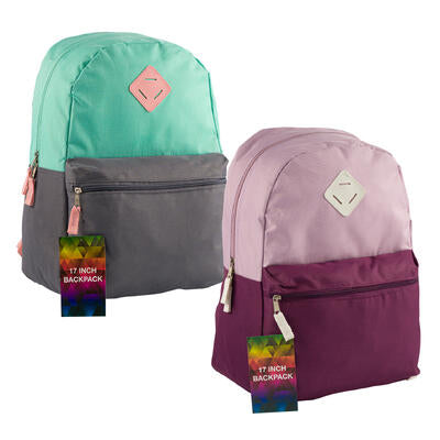 17 in backpacks - 2 assortments -- 24 per case
