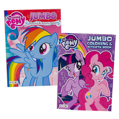 my little pony jumbo coloring book - 80 pages -- 24 per case