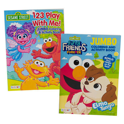 official sesame street coloring book - 80 pages  -- 24 per case