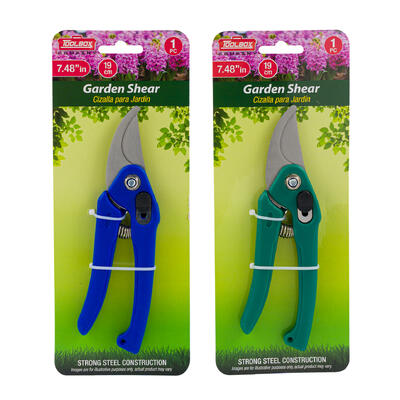 garden shears - hardened steel - 2 assortments -- 48 per case