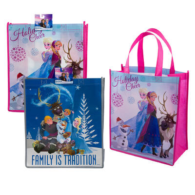 disney frozen ii holiday bags - large -- 96 per case