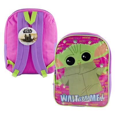 baby yoda backpacks - 15 in - star wars -- 12 per case
