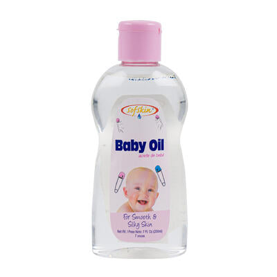 sofskin baby oil- 7oz -- 24 per case