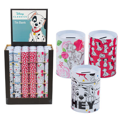 disney 101 dalmatians saving bank - 6x4.5 -- 90 per case