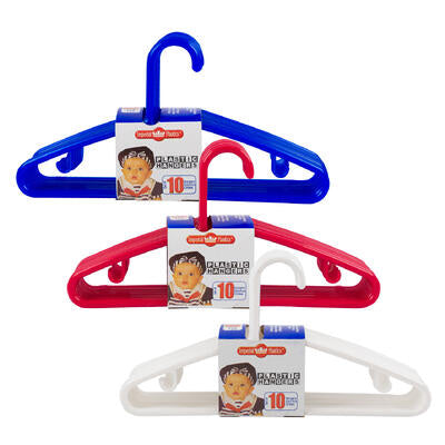 imperial plastics children's hangers - 10 pack -- 48 per case