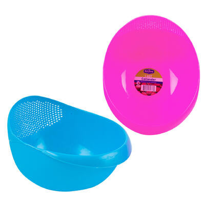 colanders - plastic - 1.4qt - - assorted colors -- 48 per case