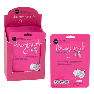 pomegranate facial mask - natural skin care -- 72 per case