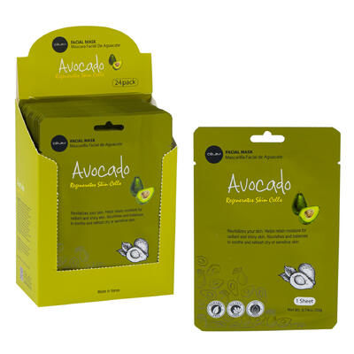 avocado facial mask - natural -- 72 per case