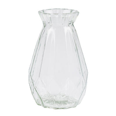 clear glass vase 7 inh -- 12 per case
