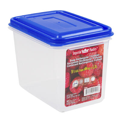 imperial plastics storage containers - 44oz -- 48 per case