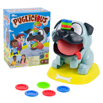 puglicious game - 6.5oz - w/ pug toy and 24 treats -- 1 per case
