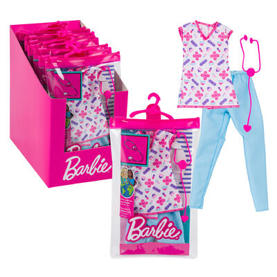 barbie nurse accessories - 3pc set -- 8 per case