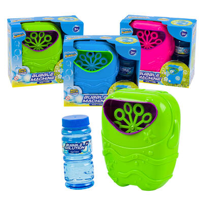 bubble machine 4oz - assorted colors  -- 12 per case
