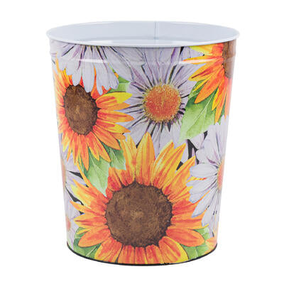 sunflower trash cans - 9qt -- 18 per case