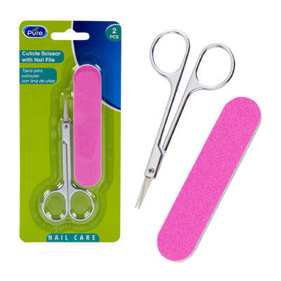 all pure 2pc nail care set - -  -- 48 per case