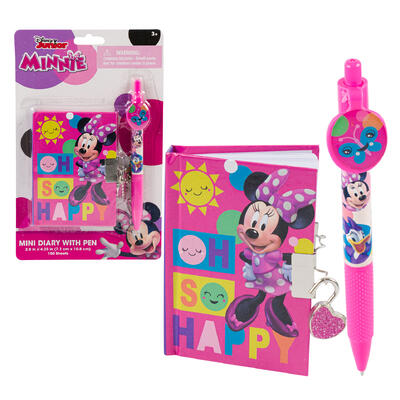 minnie mouse diary set with pen -- 12 per case