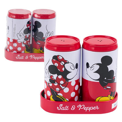 mickey and minnie salt and pepper shakers  -- 12 per case