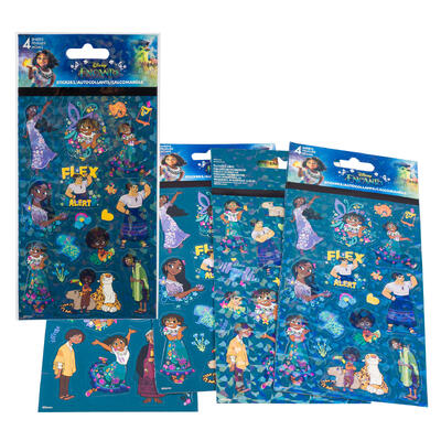 encanto stickers - 4 sheets  -  -- 72 per box
