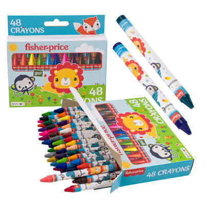 fisher price 48ct crayons -- 24 per case