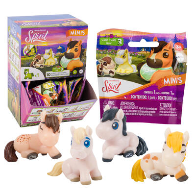 spirit minis horse- 1 - assorted colors -- 12 per case