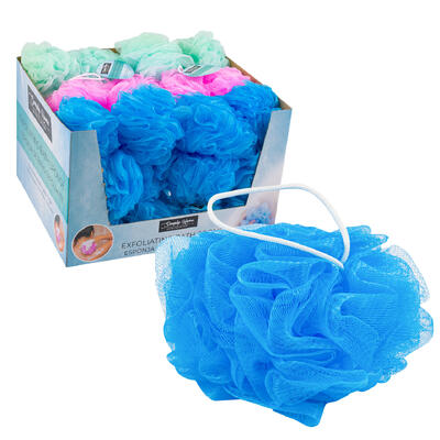 simply home bath loofah- 5x7 - 3 assorted colors -- 72 per case
