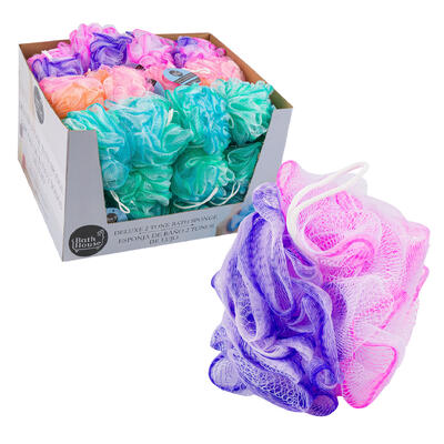 simply home bath sponge- 3 assortments -- 72 per case