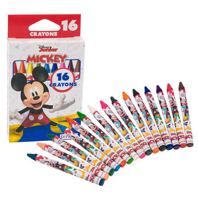 mickey mouse 16ct crayons -- 24 per case