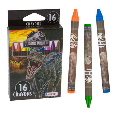 jurassic world 16ct crayons -- 24 per case
