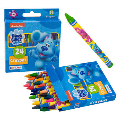 blues clues 24ct crayons -- 24 per case