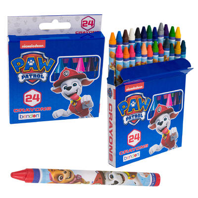 paw patrol 24ct crayons -- 24 per case