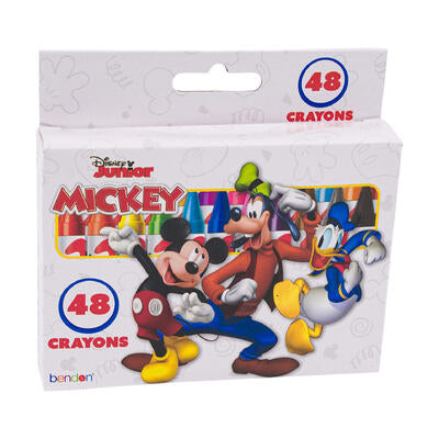mickey jr 48ct crayons -- 24 per case