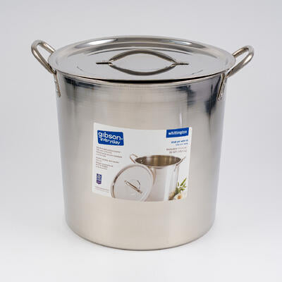 gibson stainless steel stock pot- 16qt -- 4 per case