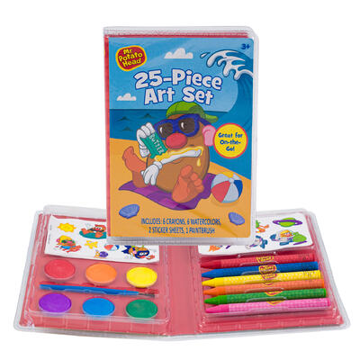 mr. potato 25pc mini art set -- 16 per case