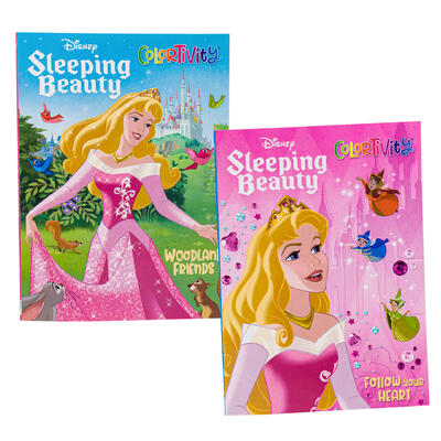 sleeping beauty 64pg coloring book -- 36 per case