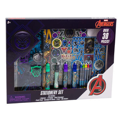 black panther 30pc stationery set -- 12 per case