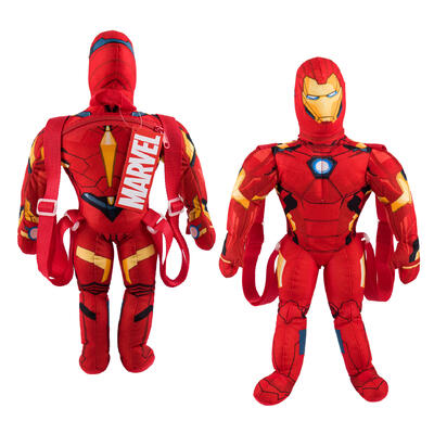 iron man plush w straps- 18 -- 6 per case