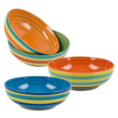 stoneware bowl- 9 - 4 assortments -- 24 per case