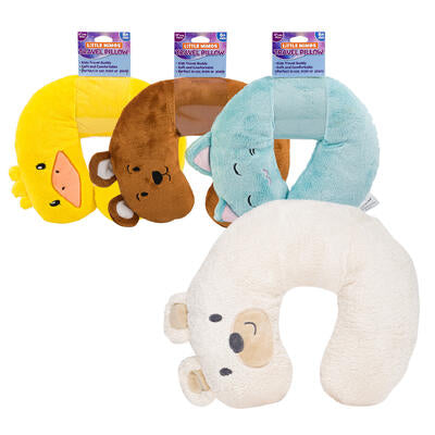 little mimos kids travel pillow- 11 - assorted -- 24 per case