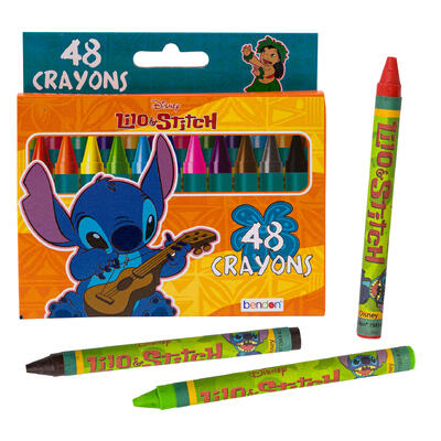 disney stitch 48ct crayons -- 24 per case